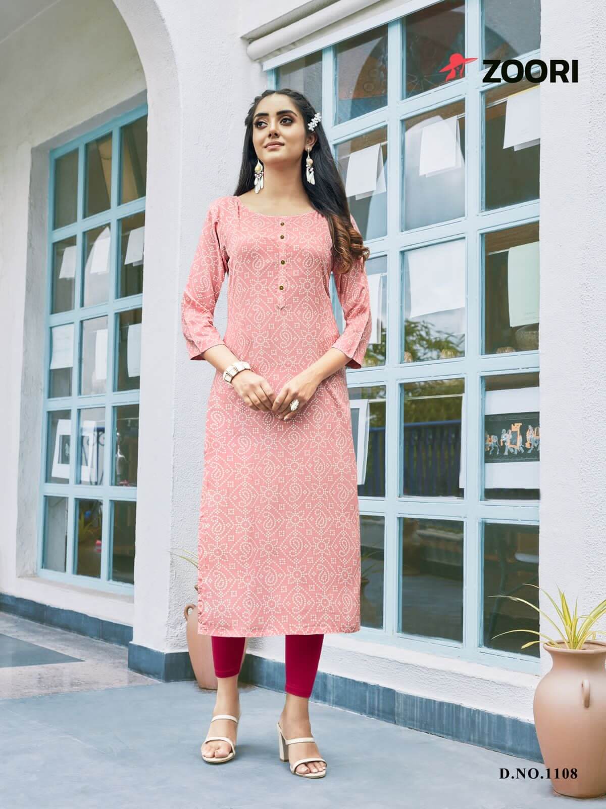 Zoori Akshara Vol 18 Rayon Kurtis Wholesale Catalog, Buy Full Catalog of Zoori Akshara vol 18 Rayon Printed Kurtis in Wholesale Price