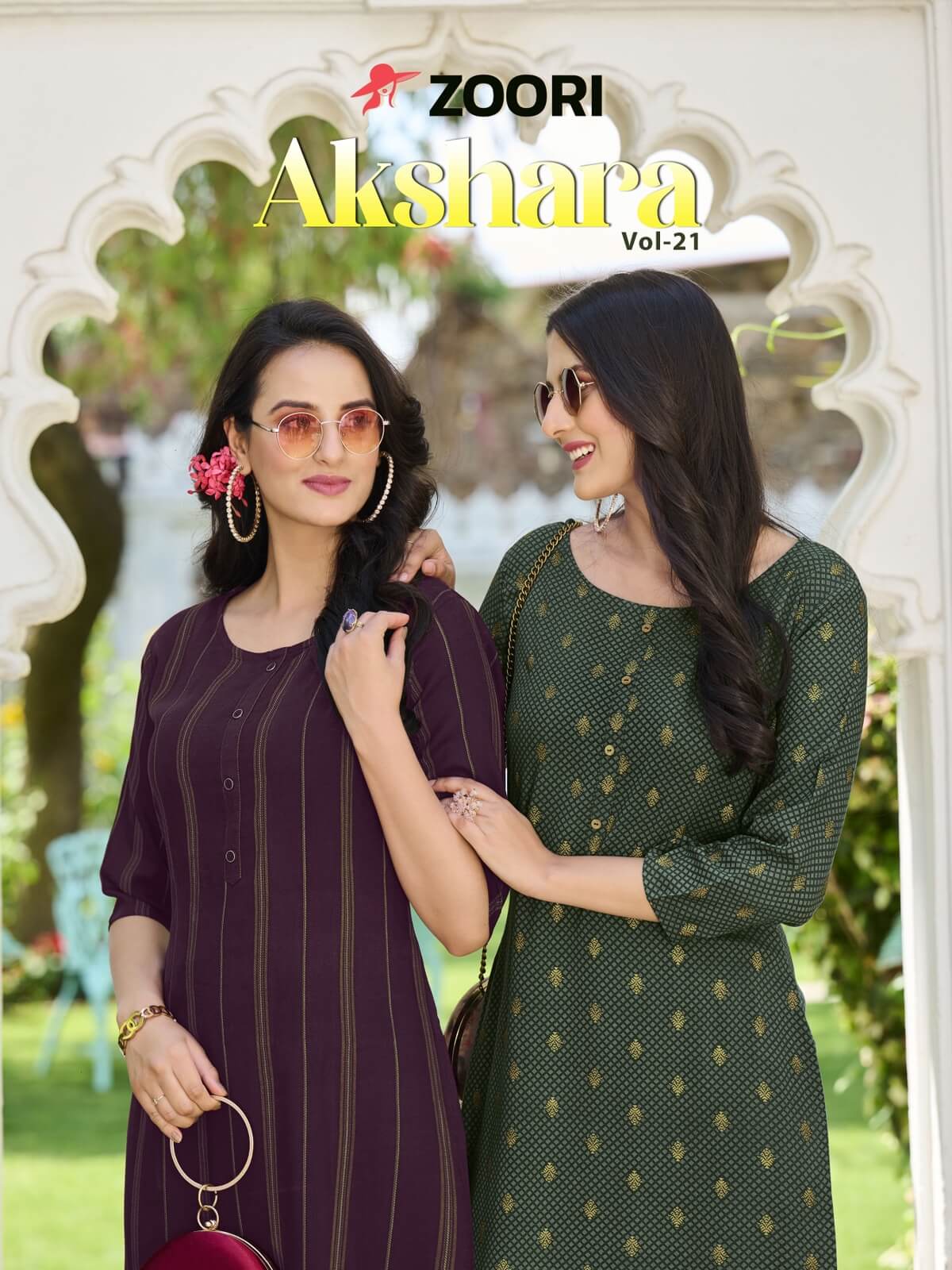 Zoori Akshara Vol 21 Rayon Printed Kurtis Catalog in Wholesale Price